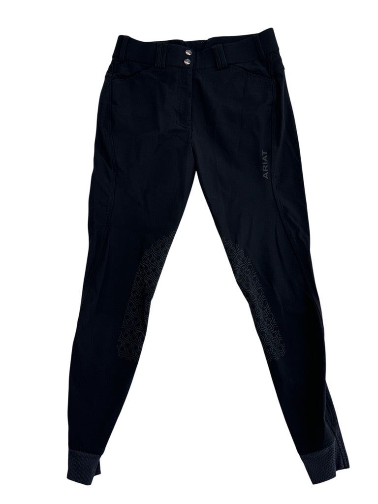 Ariat Tri Factor Grip Knee Patch Breech - Black / Size US 26 L