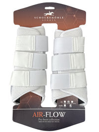 Schockemohle Air Flow Pro Boot Collection Technical Training Boots - White / Full/Horse Size   NEW