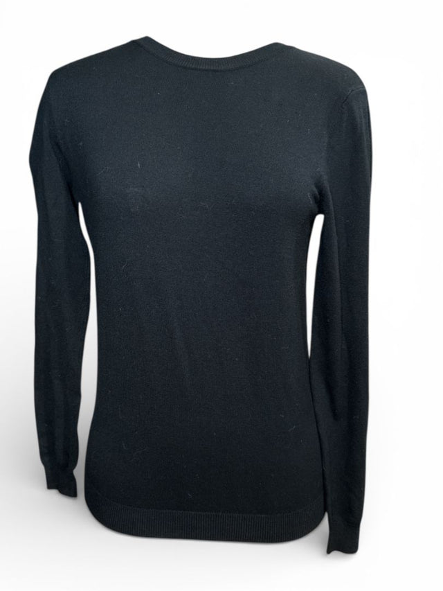TKEQ The Shop Women's Long Sleeve Sweater Black Size XS NEW