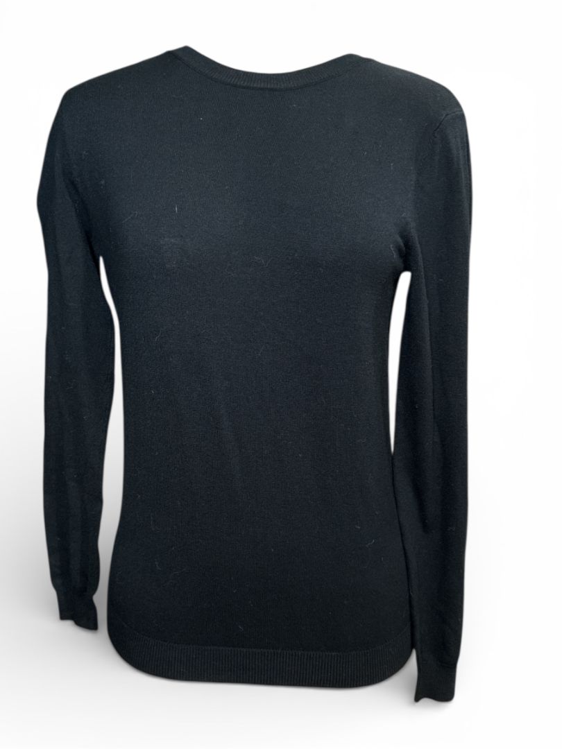 TKEQ The Shop Women's Long Sleeve Sweater - Black / Size XS  NEW