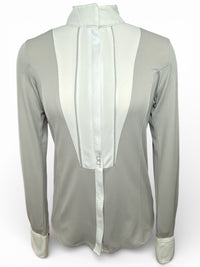 Alessandro Albanese Long Sleeve Competition Shirt - Light Grey / Size Small