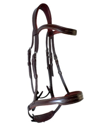 Antares Signature Flash Snaffle Bridle - Full / Horse Size