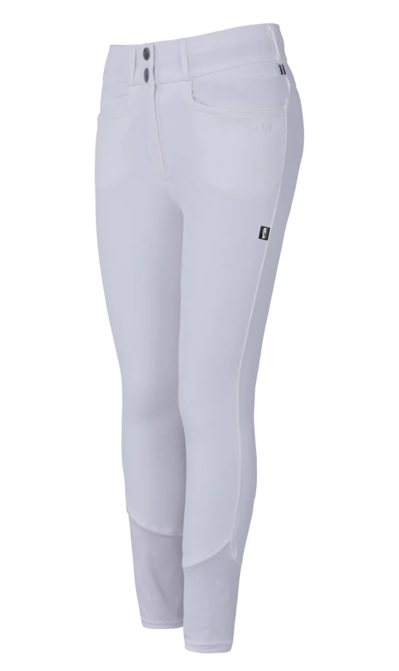 Kingsland Women's Classic Collection KLkadi Knee Grip Riding Breeches - White / Size EU 42 (US 32) NEW