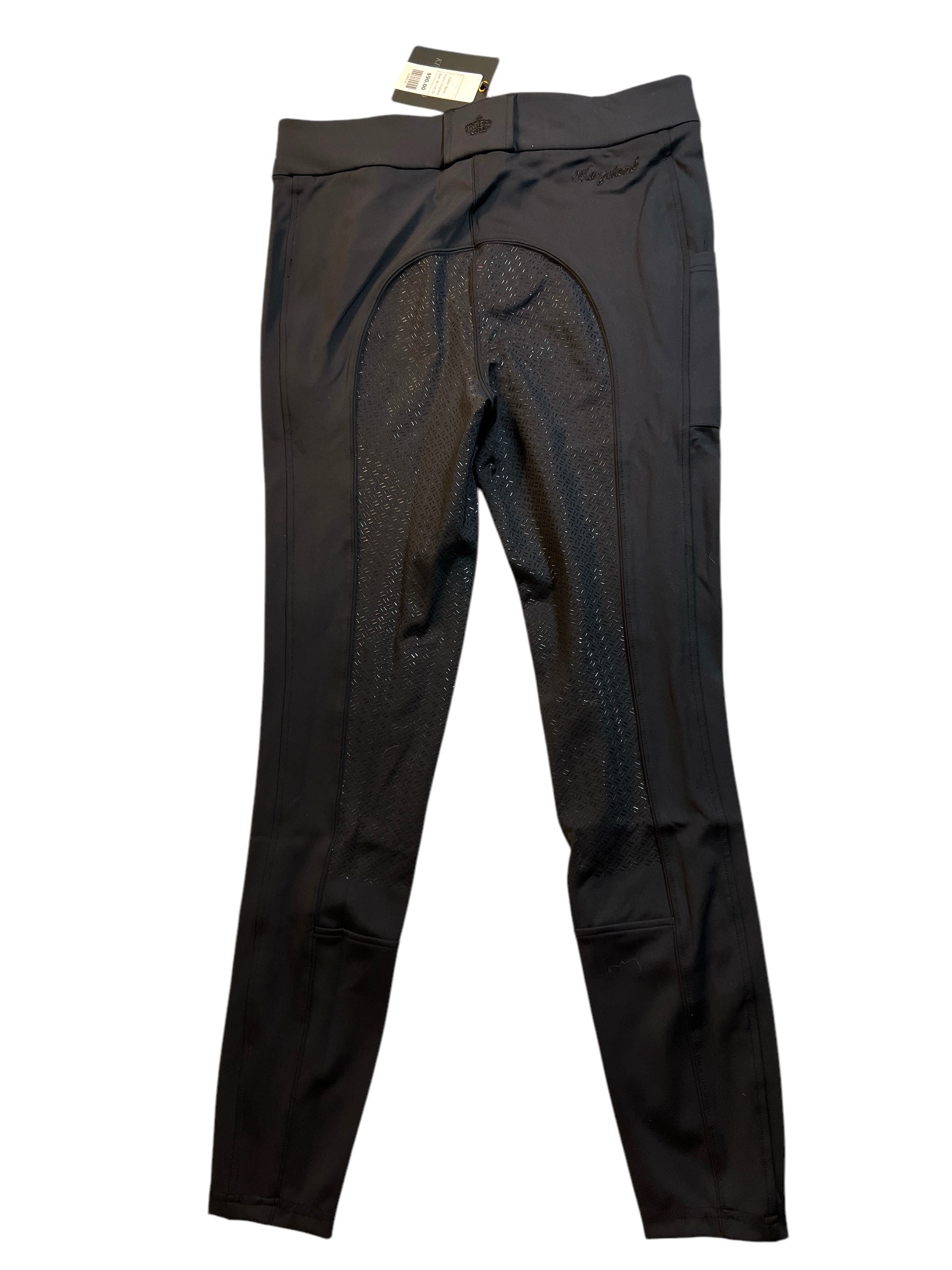 Kingsland KL Kaya Full Seat Grip Breeches - Black / Size 34 (US 24) NEW