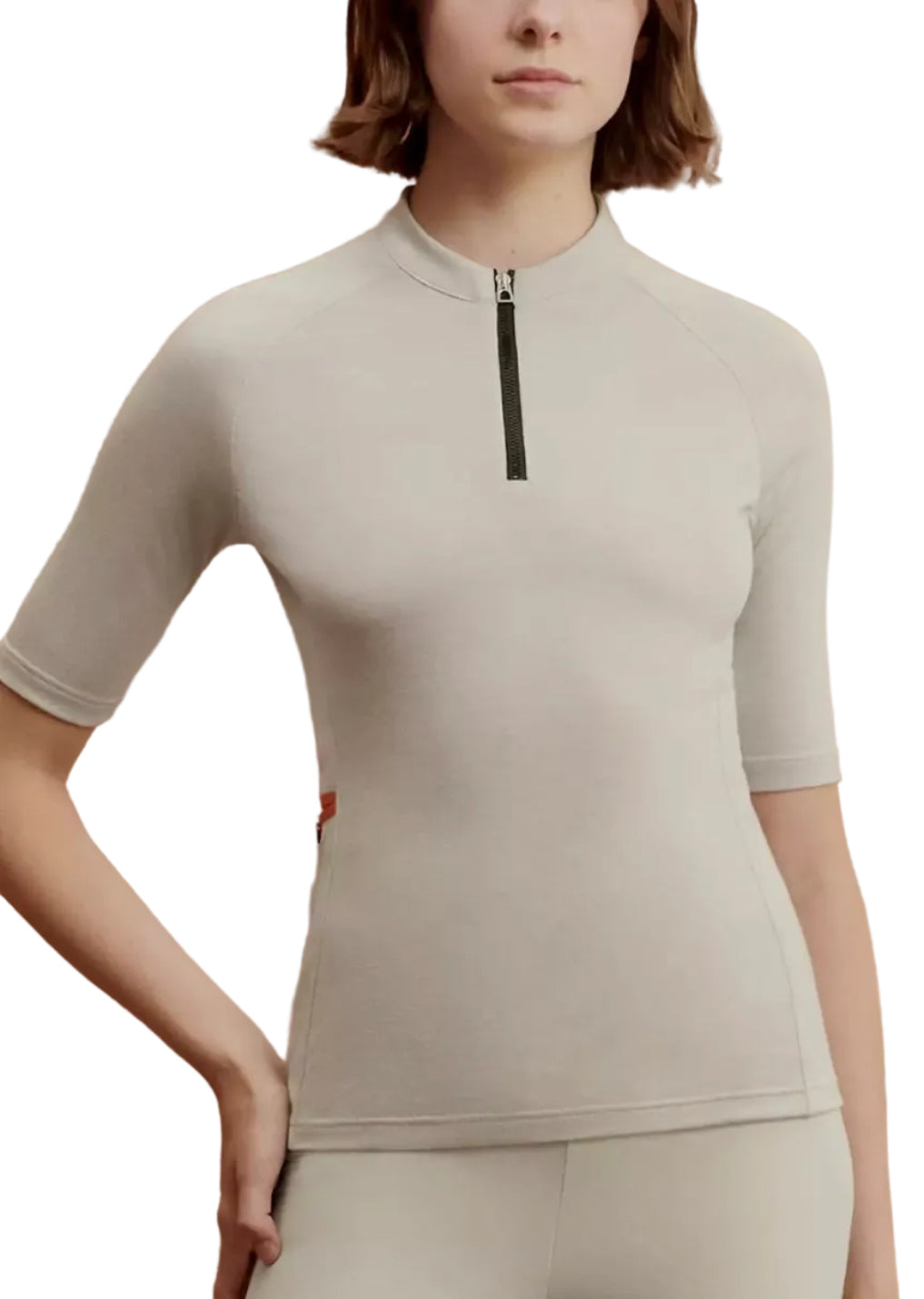 Hermes Fit Femme Training Shirt - Gris Carriere / Size Small   NEW