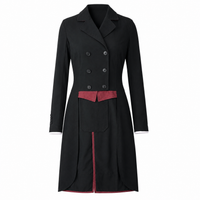 Charles Ancona Women's Shadbelly - Black with Burgundy Suede / Size US 6