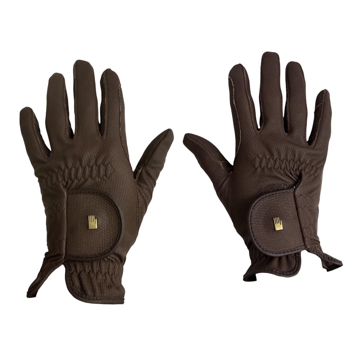 Roeckl Unisex Roeck-Grip Gloves - Dark Brown Size 7