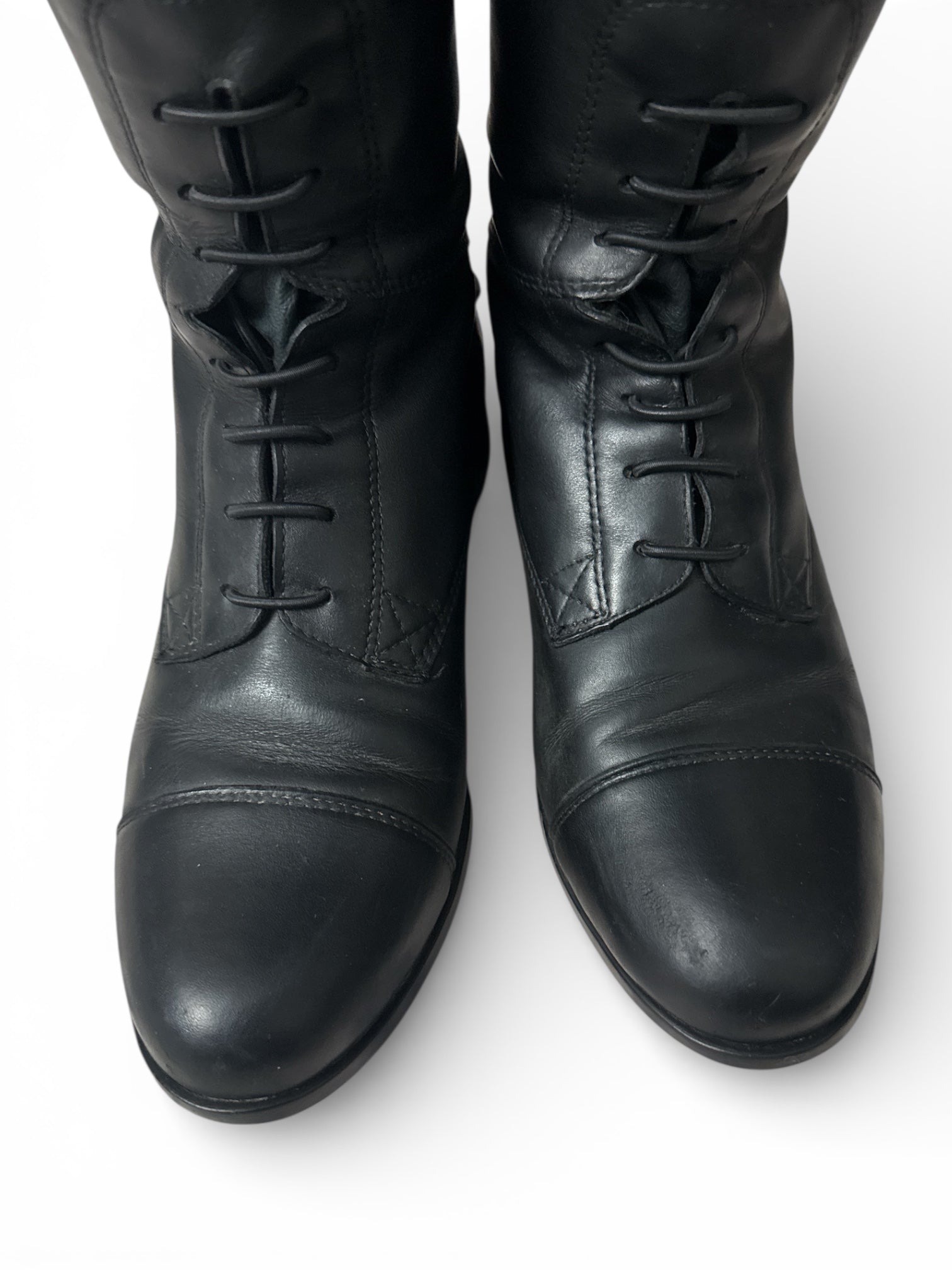 Ariat Heritage Contour II Field Zip Tall Riding Boot - Black / Size 9.5 / Medium Height / Wide Calf