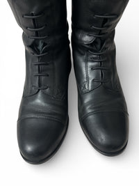 Ariat Heritage Contour II Field Zip Tall Riding Boot - Black / Size 9.5 / Medium Height / Wide Calf