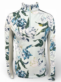 Kastel Denmark White Floral Sunshirt / Size Small