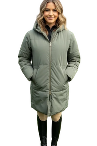 Dada Sport Long Riding Parka - Army Green / Size Medium
