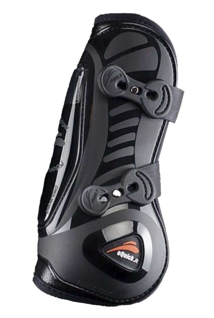 eQuick eShock Legend Front Boots - Black, Large