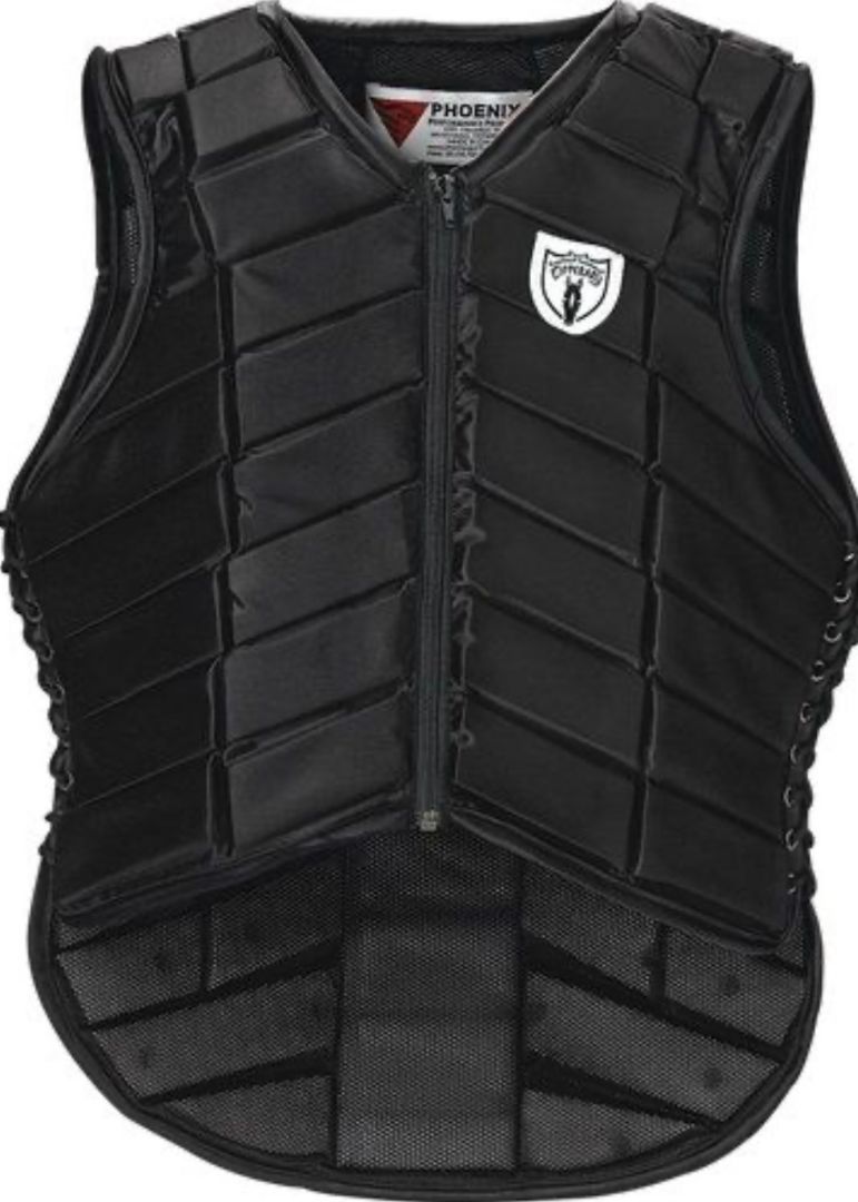 Tipperary Eventer Safety Vest Black  / Size XS