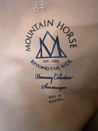 Mountain Horse Sovereign Field Boot Dark Brown Size 10 Wide/Regular
