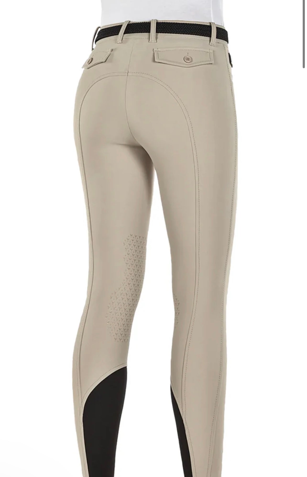 Equiline Atrik Women's Knee Grip Breeches Beige / Size IT 46 (US 30) NEW