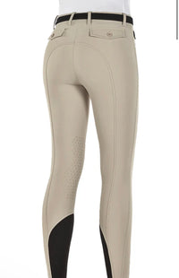 Equiline Atrik Women's Knee Grip Breeches Beige / Size IT 46 (US 30) NEW