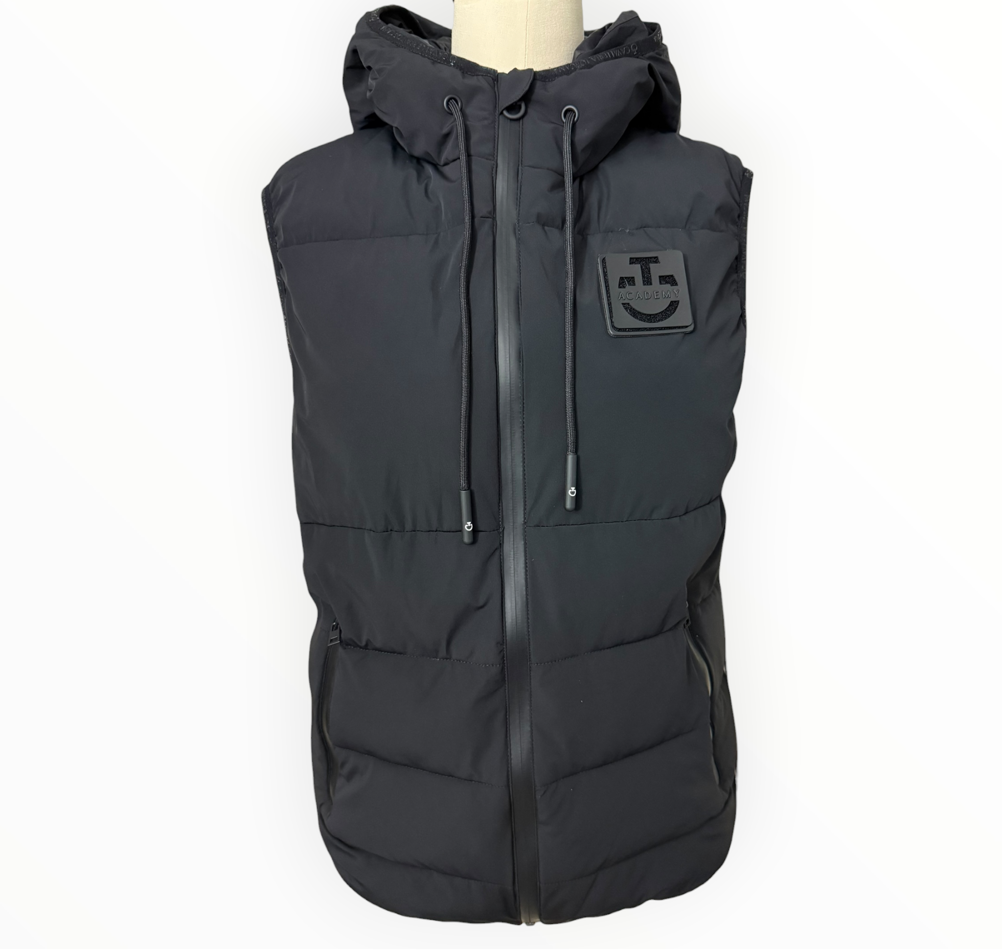 Cavalleria Toscana CT Academy Men's Puffer Vest - Black / Size Small