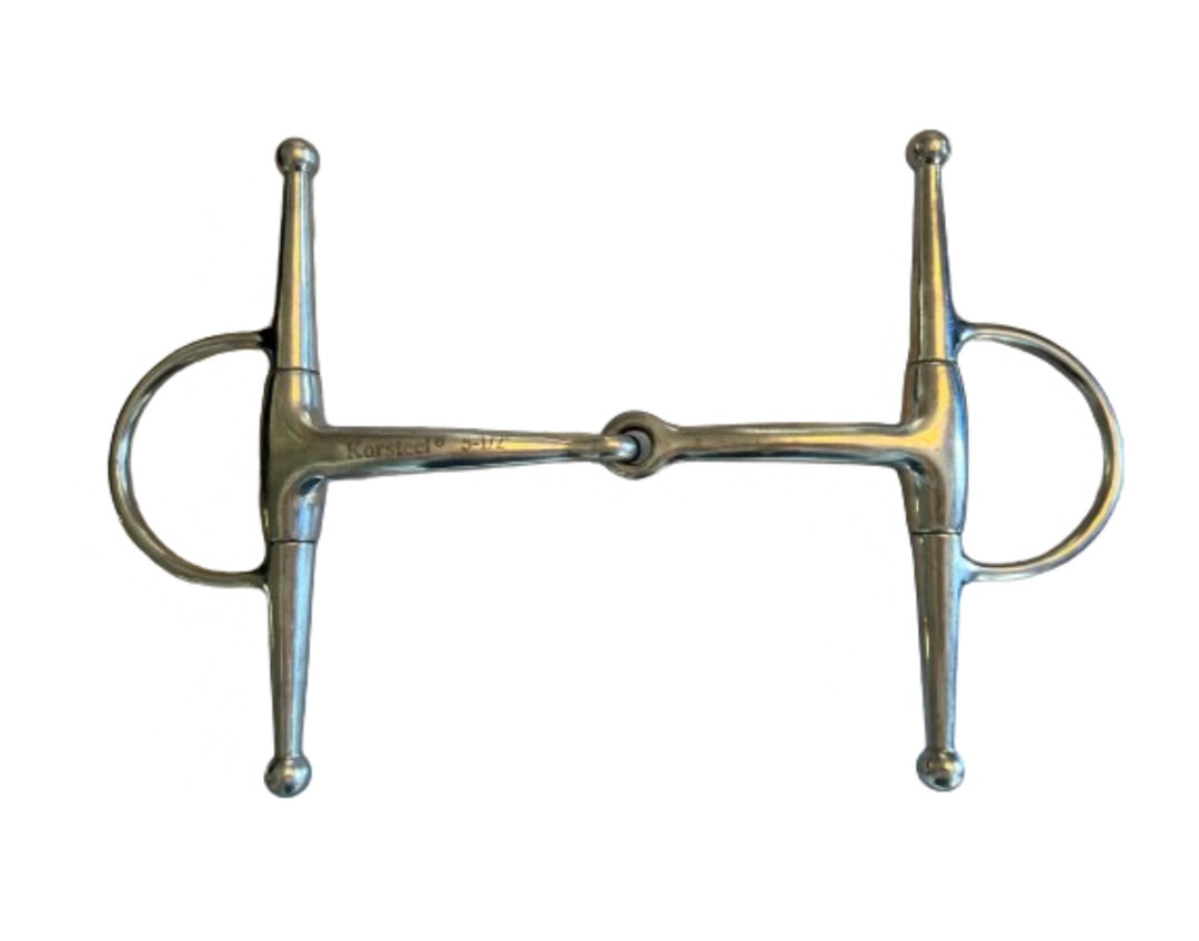 Korsteel Full Cheek Eggbutt Bit 5 1/2"