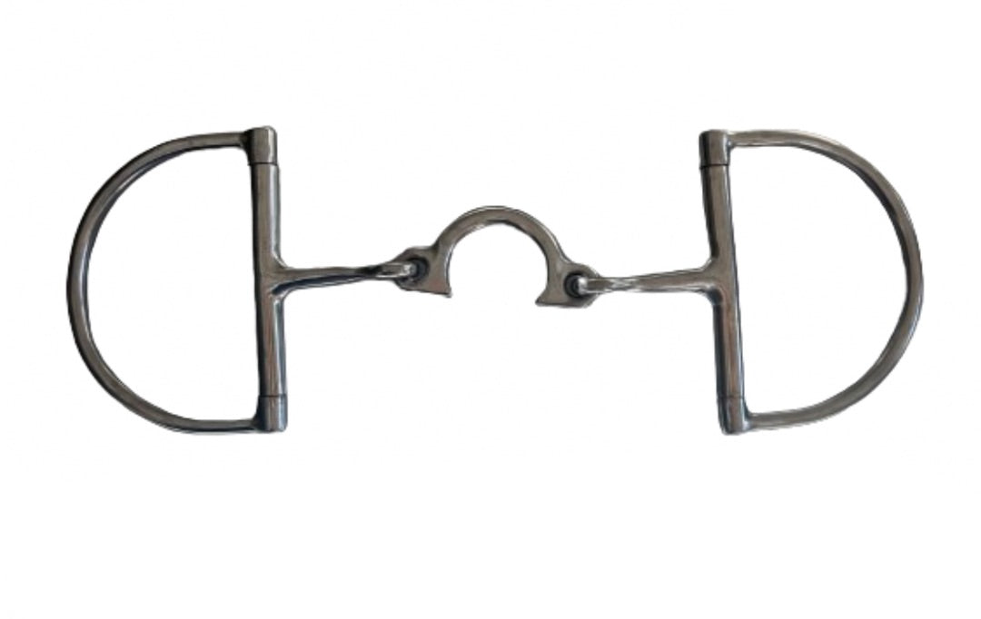 Broken Segunda Hunter D-Ring Snaffle Bit 5 1/2"