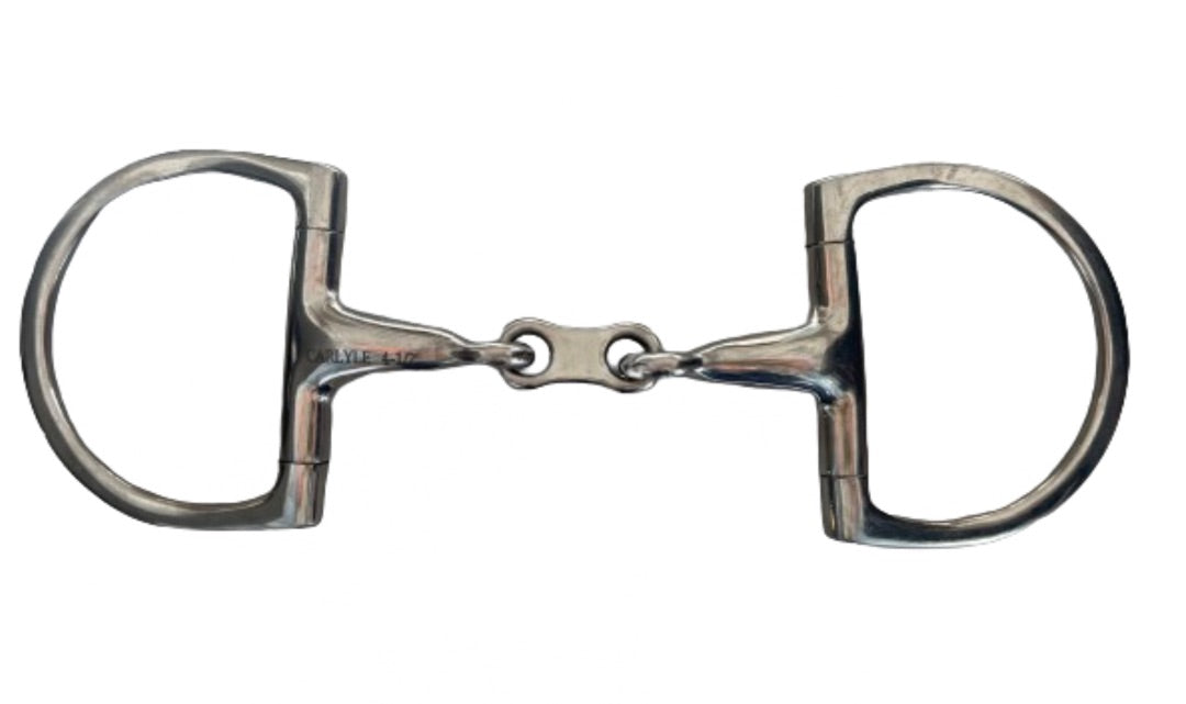 Carlyle Dee Ring With French Link Snaffle Bit 4 1/2"