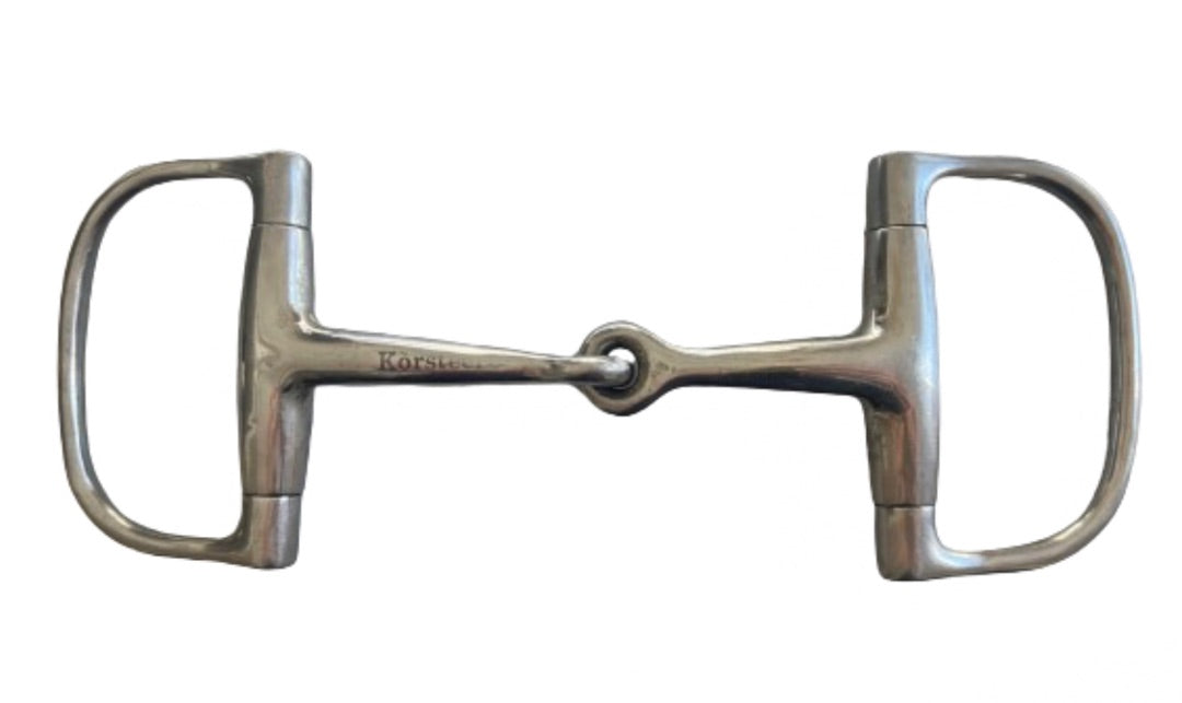 Korsteel Jointed Racing D Ring Snaffle Bit 5"