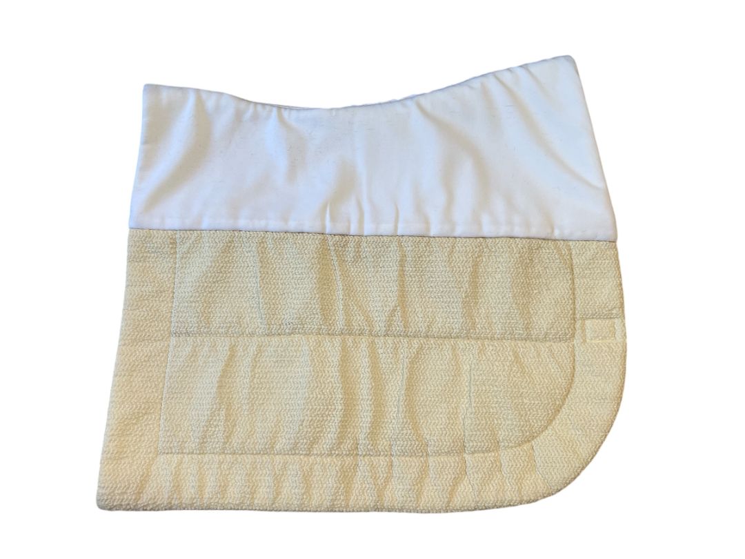 EcoGold Coolfit Dressage Saddle Pad - White / Standard Size