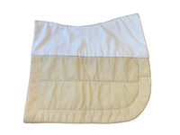 EcoGold Coolfit Dressage Saddle Pad - White / Standard Size