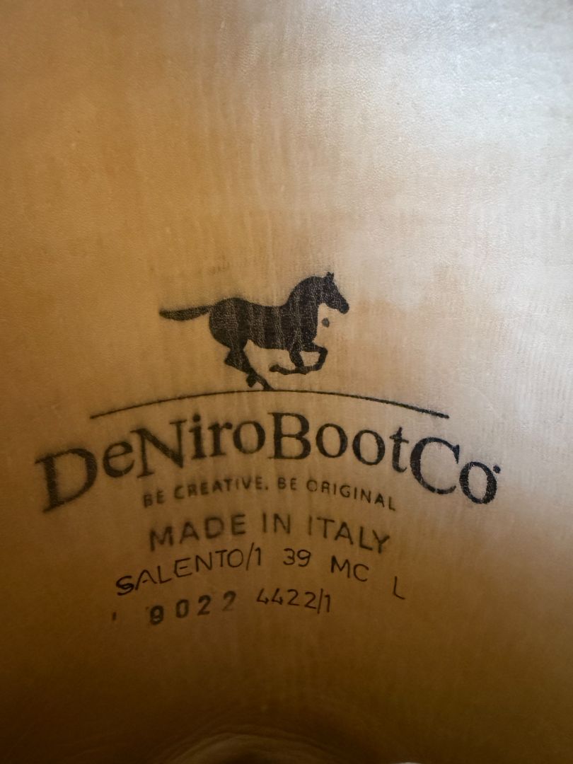 Deniro Salento Custom Dress Boots - Black / Size 39 MCL