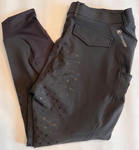Cavallo Celeste Full Seat Breeches in Graphite - Size US 34  NEW