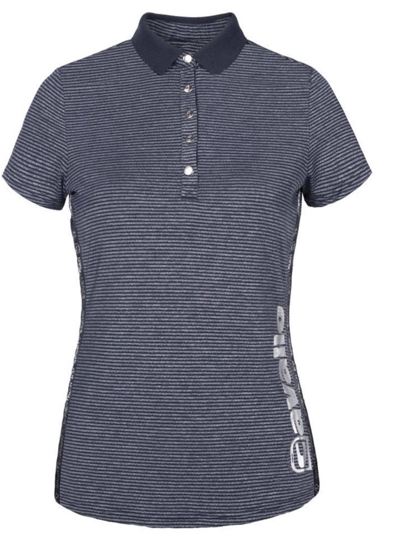 Cavallo Women's  "Suri" Polo Shirt Dark - Blue / Size US 12