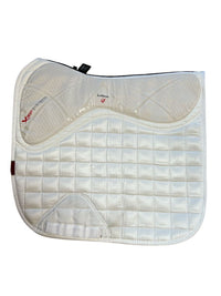 LeMieux X-Grip Twin Sided Dressage Square White Saddle Pad- Large