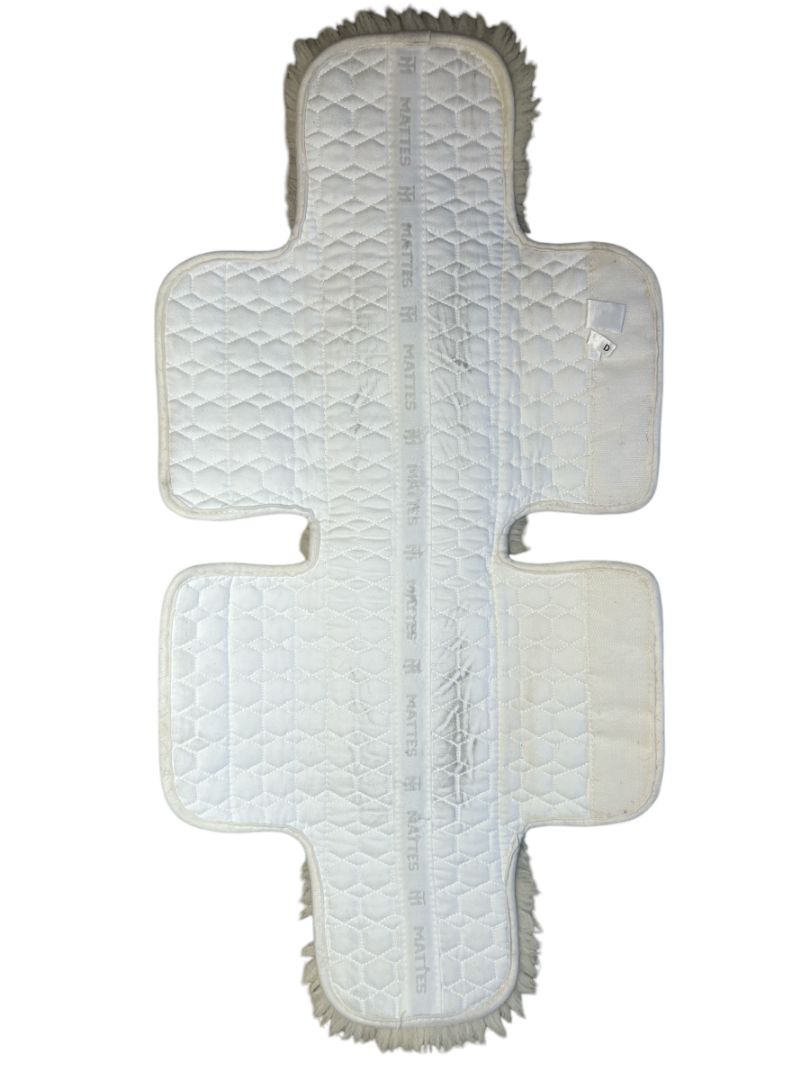 Mattes Dressage Girth Cover - White / Size 28”