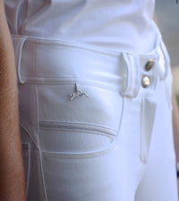 Penelope Women's Fun Breeches - White / US 30 (FR 42) NEW