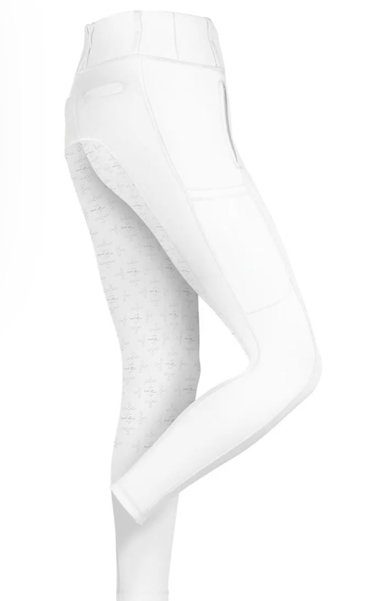 Fair Play Women's Altea Full Seat Tights - White / Size FR 36