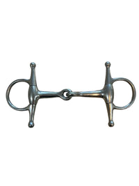 Jointed Snaffle Full Cheek Bit 4"