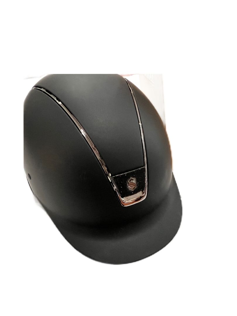 Samshield Shadowmatt Black Mat/Chrome Swarovski Embellished Helmet Size 56M (7M)