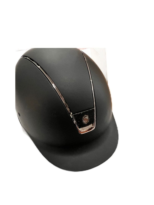 Samshield Shadowmatt Black Mat/Chrome Swarovski Embellished Helmet Size 56M (7M)