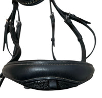 Passier Spirit Snaffle Bridle - Black Full Size With Reins (no flash strap)
