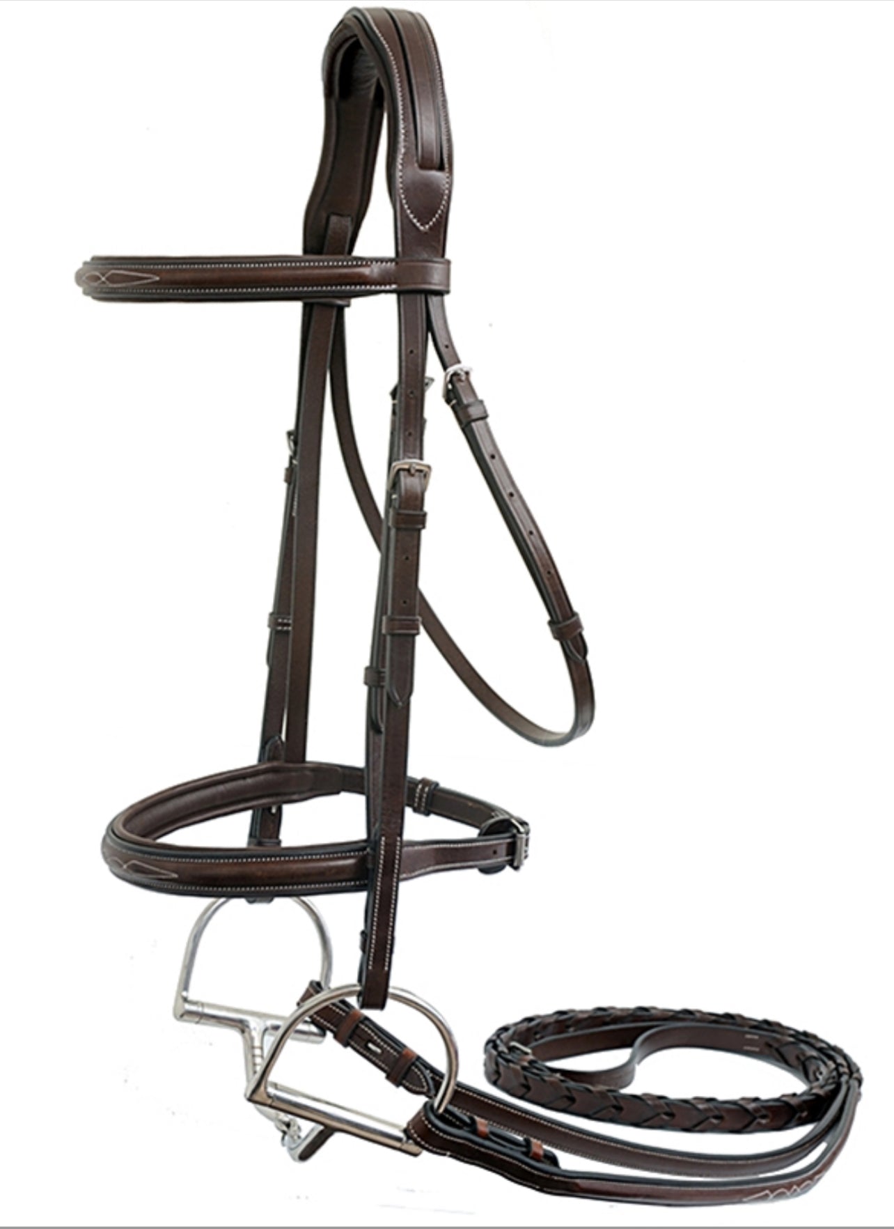 Nunn Finer Florence Bridle and Reins Brand New - Havana, Cob Size