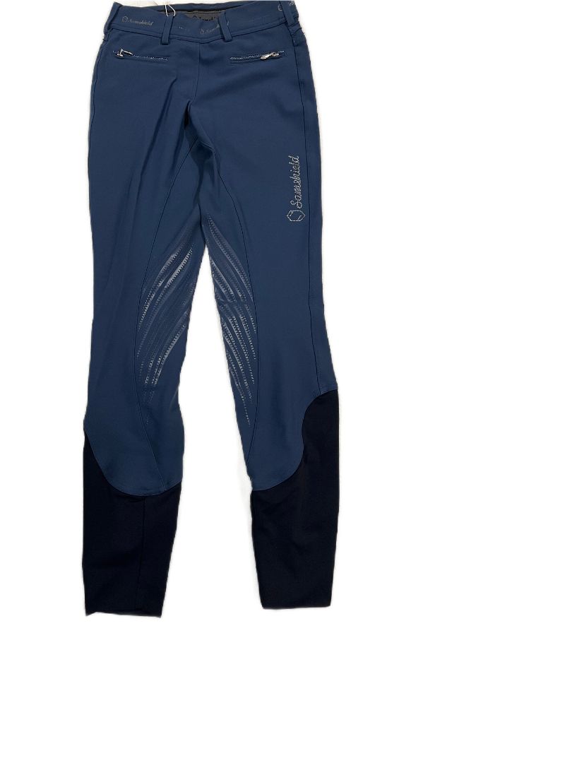Samshield Women's Knee Grip Breeches - Blue Grey / Size US 22 (FR 32)