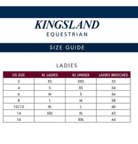 Kingsland Kadi Full Grip, High Rise Breeches, Grey Asphalt -Size EU 32/US 2  NEW