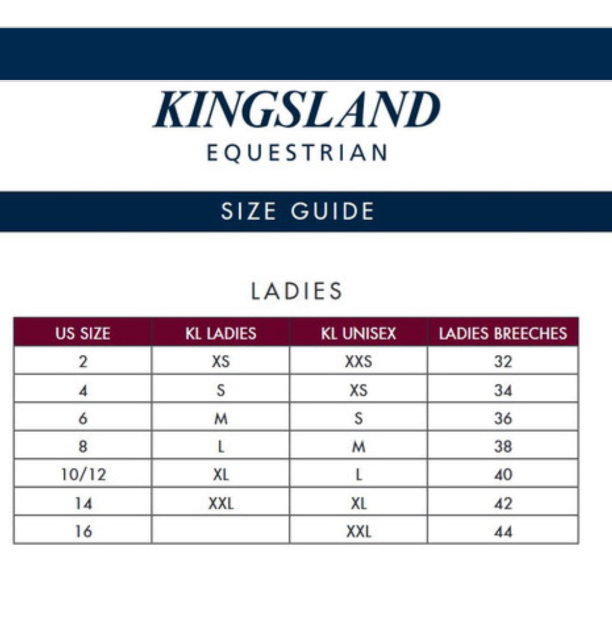 Kingsland Karga Full Grip Riding Breeches Navy Size EU 34/US 4 NEW