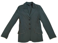 Charles Ancona Girls Classic Show Coat  - Hunter Green / Size 8