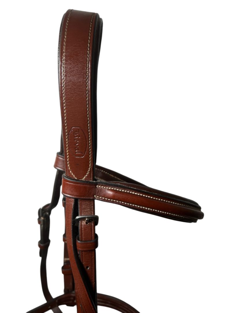 Beval Conquer Monocrown Fancy Stitch Padded Bridle -  Pony