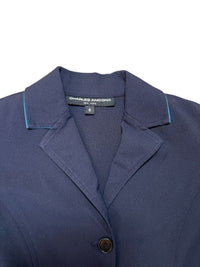 Charles Ancona Girls Classic Show Coat  - Navy Blue Size 8