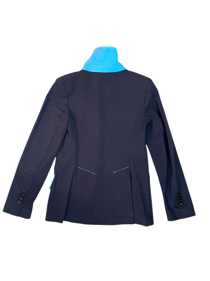 Charles Ancona Girls Classic Show Coat  - Navy Blue Size 8