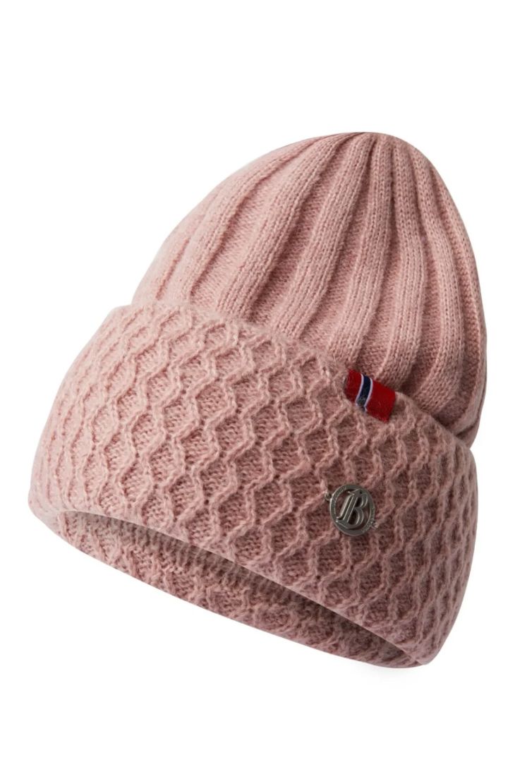 B Veritgo Women's Alpaca Wool Blend Hat - Rose Pink / One Size
