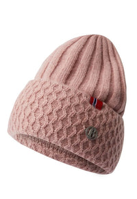 B Veritgo Women's Alpaca Wool Blend Hat - Rose Pink / One Size