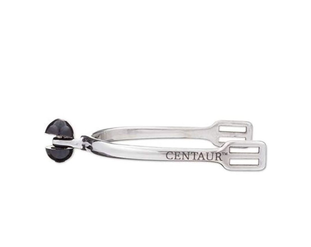 Centaur Ladies Rubber 3/4" Inch Short Neck Roller Ball Spurs NEW