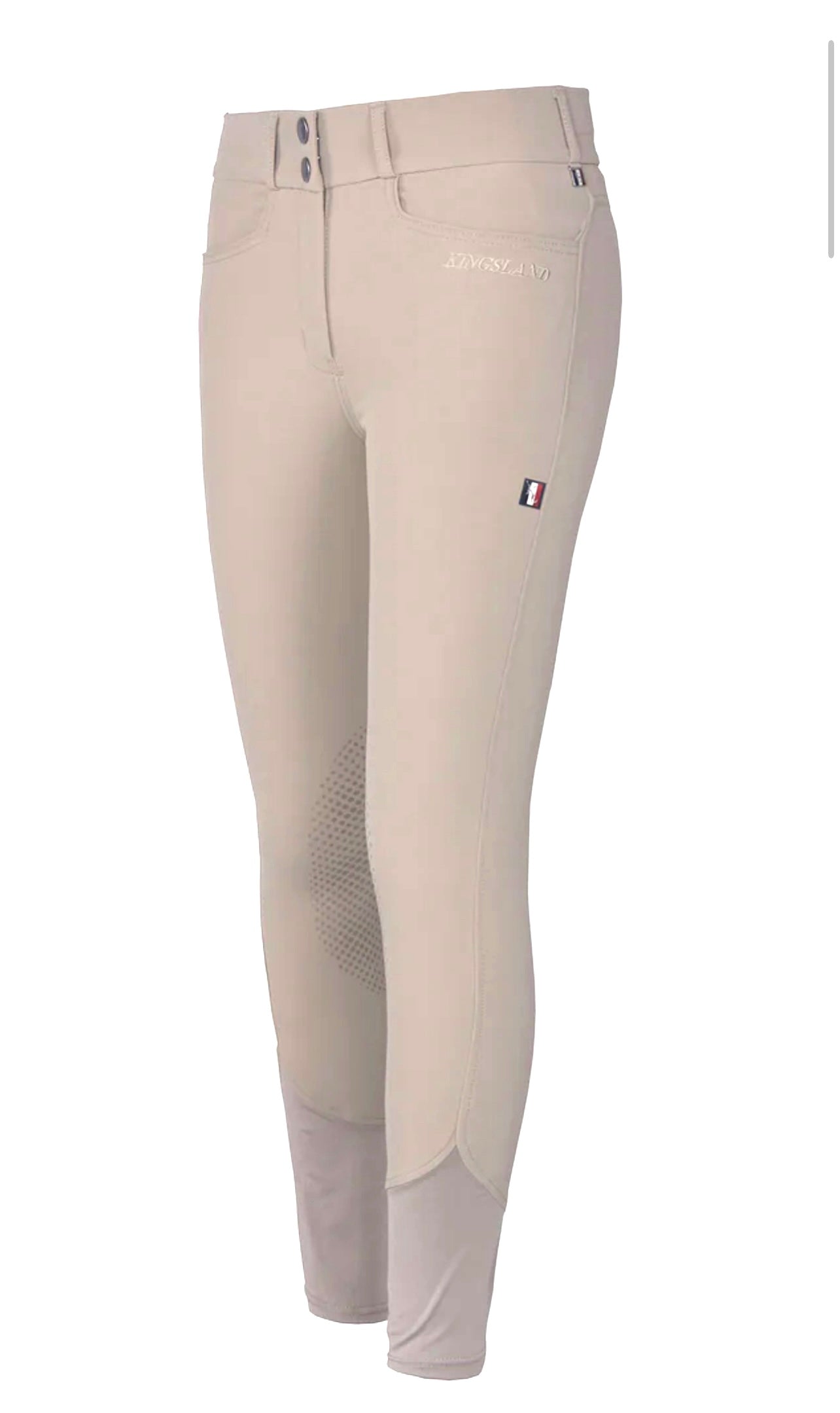 Kingsland Classic Collection Women's KLkadi Knee Grip Breeches - Beige / Size EU 32 (US 22) NEW